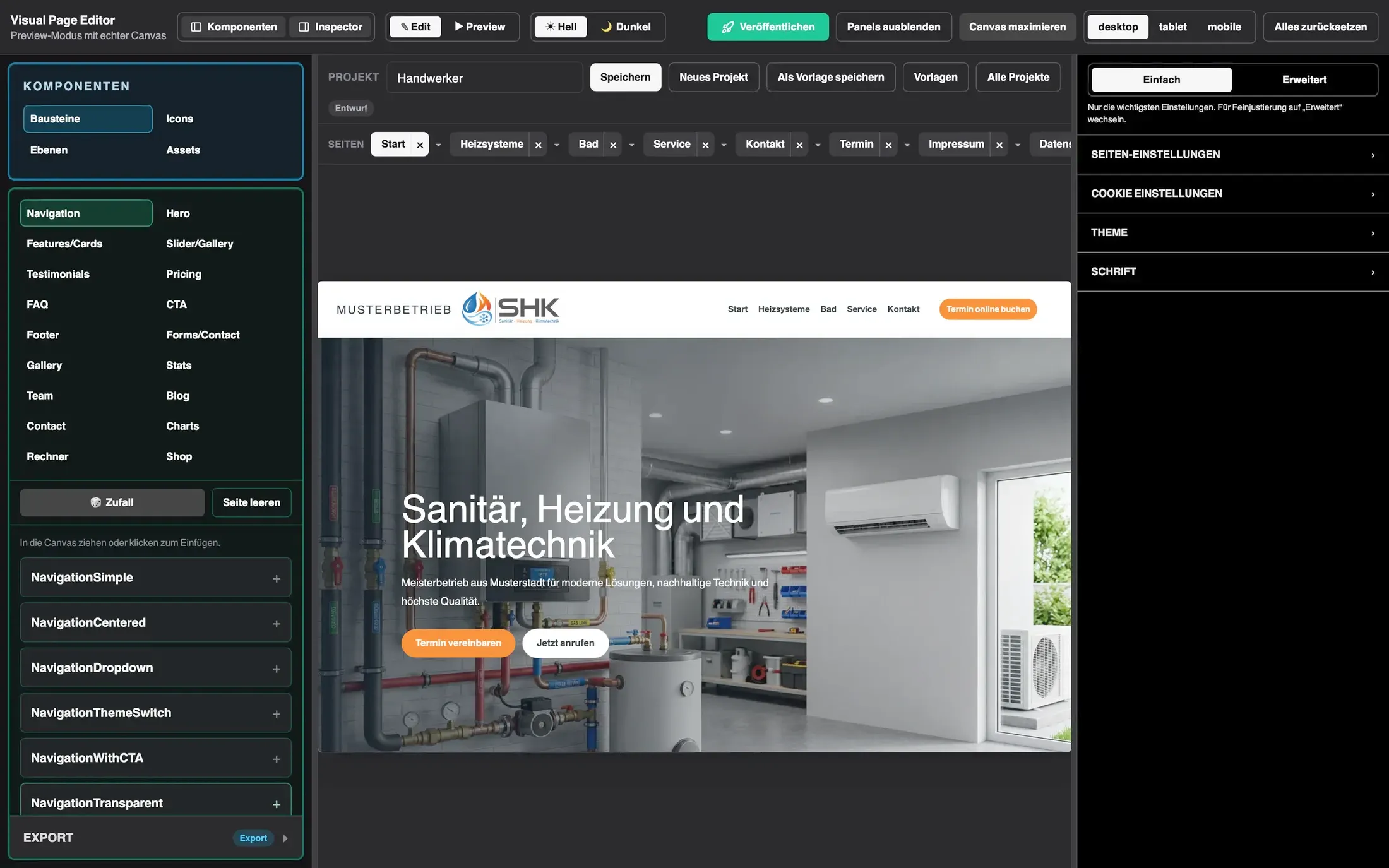 Visual Page Editor gallery image