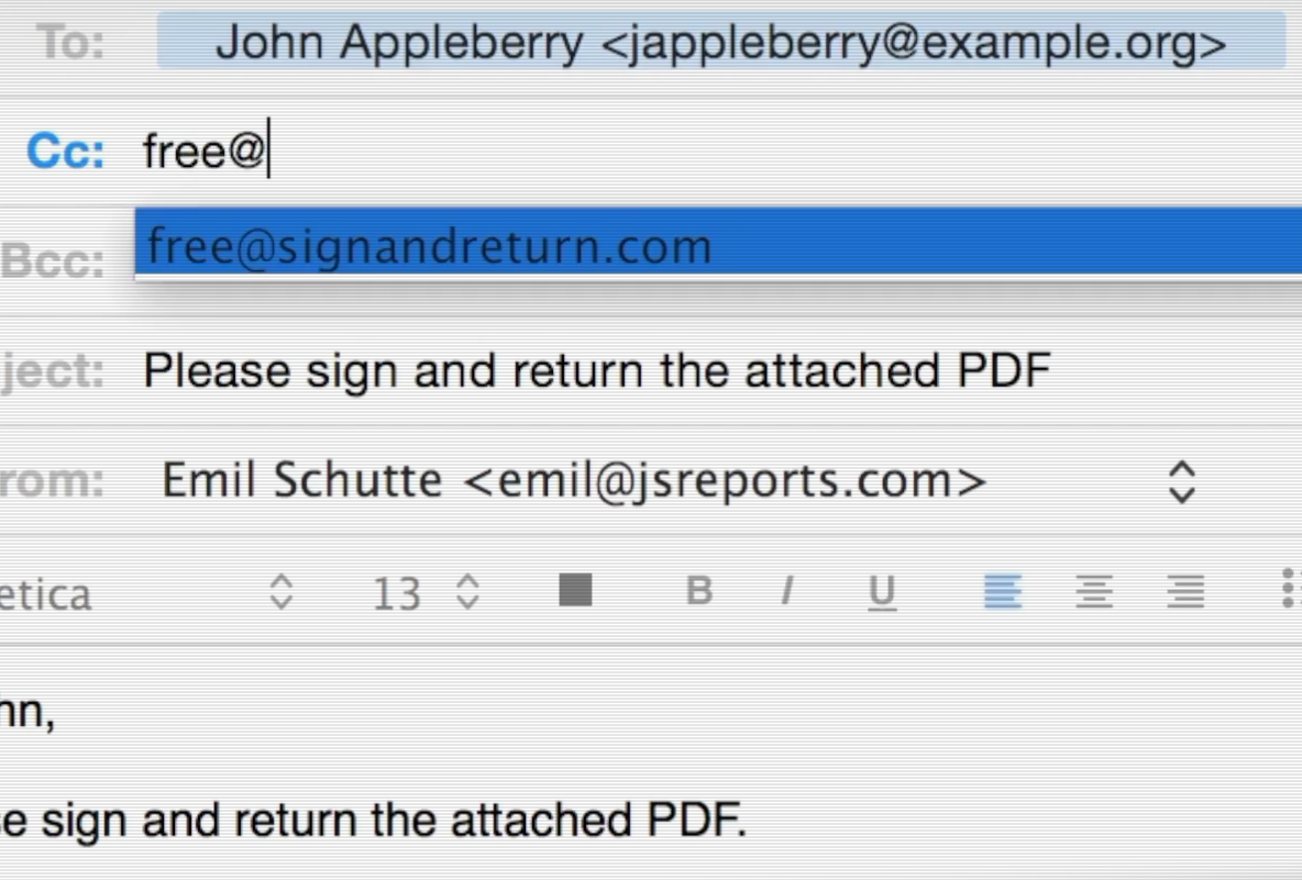 Sign and Return gallery image