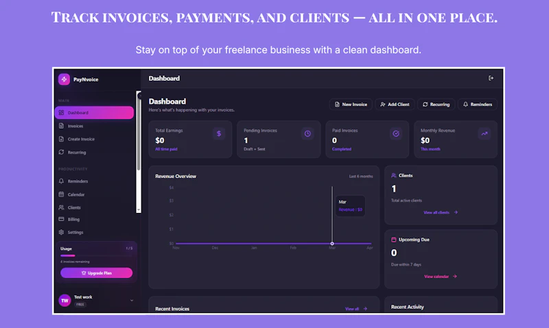 PayNvoiceApp screenshot 2