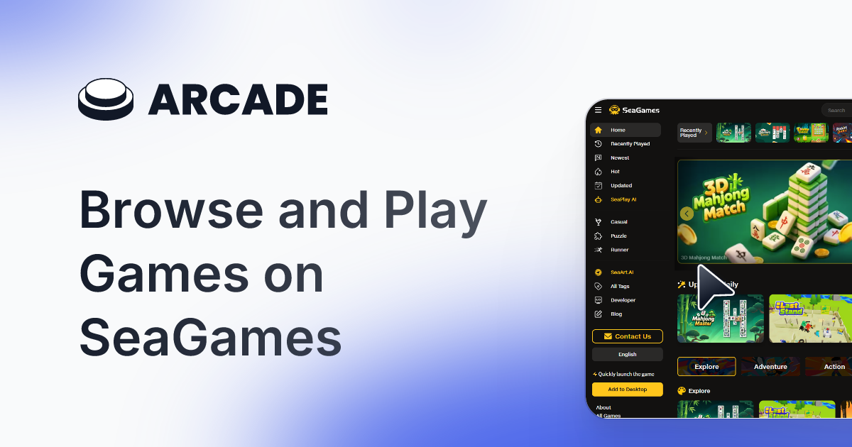 Seagames –Ad-Free Browser Games Platform gallery image