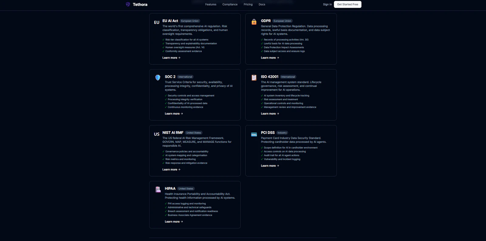 Tethora - AI agent governance screenshot 5