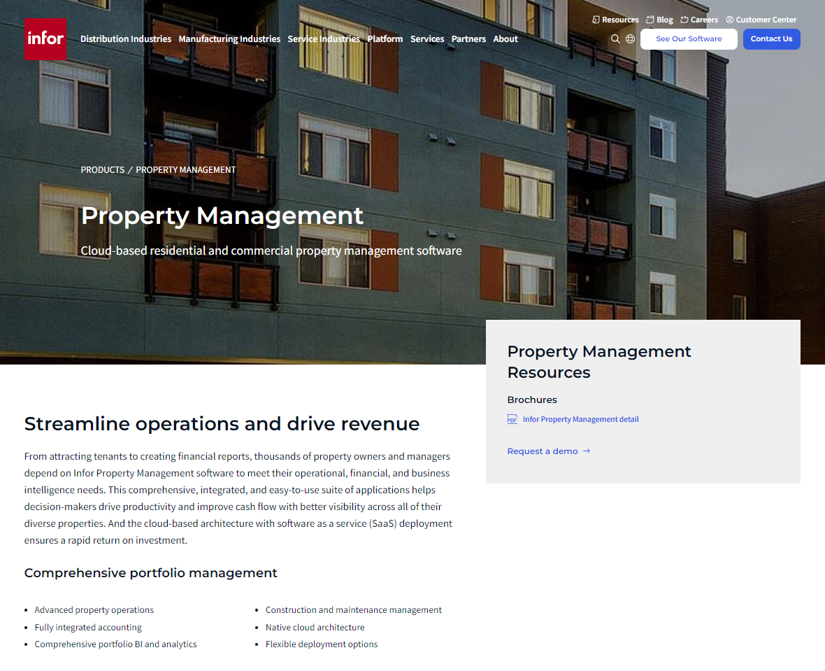 Infor Property Management gallery image
