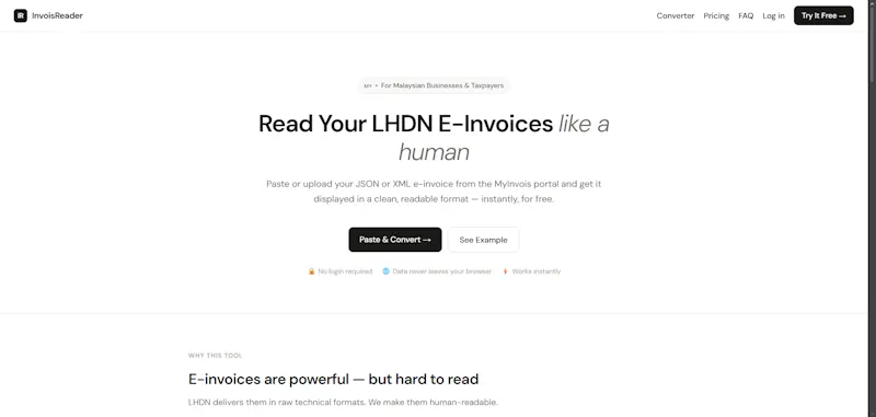 InvoisReader screenshot 1