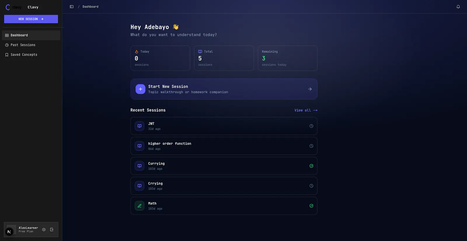 Clavy screenshot 1