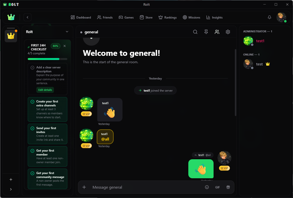 Rolt - Screenshot 2 showing product features and functionality