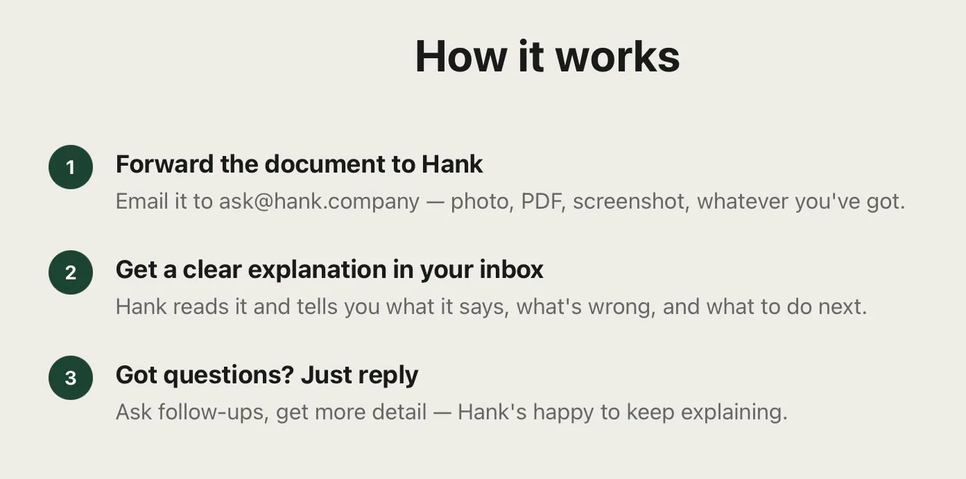just ask Hank gallery image