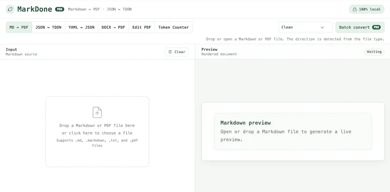 MarkDone  screenshot 1