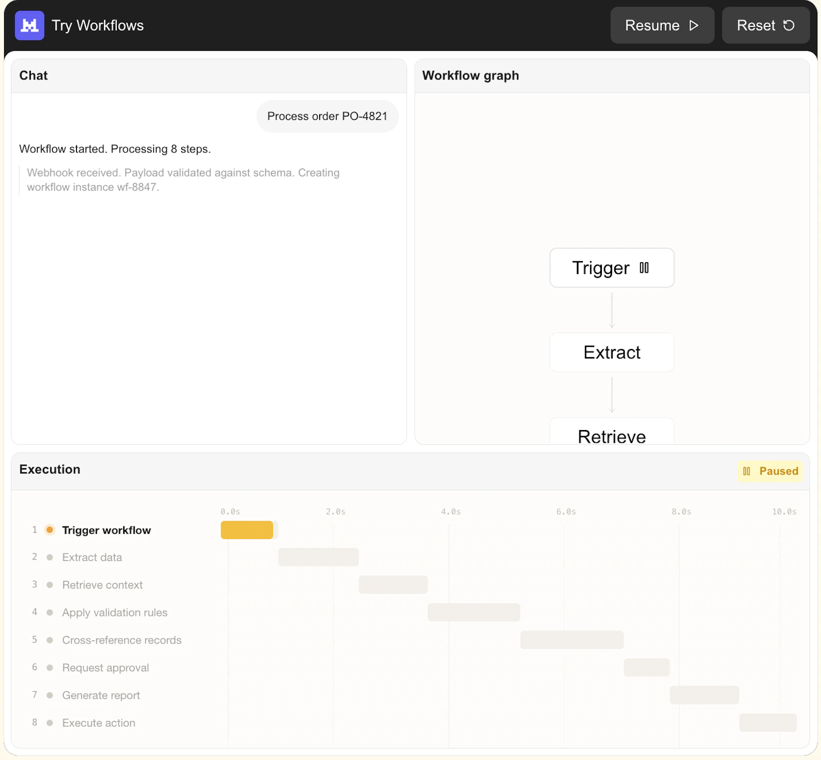 Mistral Workflows screenshot 4