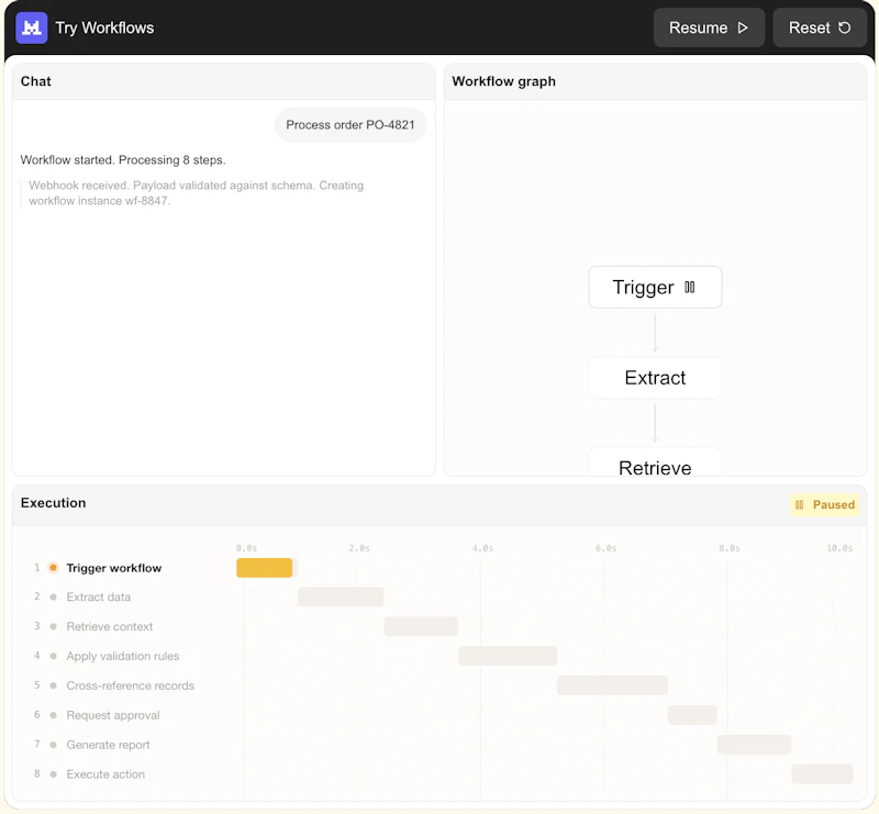 Mistral Workflows screenshot 4