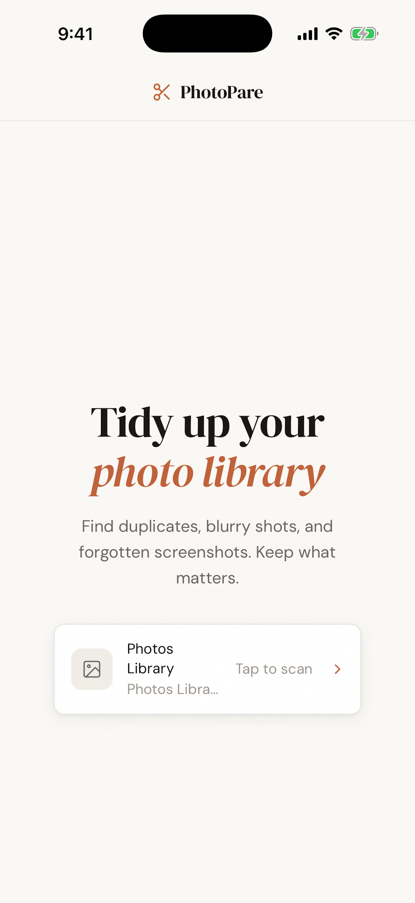 PhotoPare screenshot 1