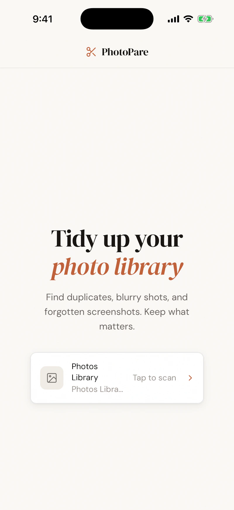 PhotoPare screenshot 1