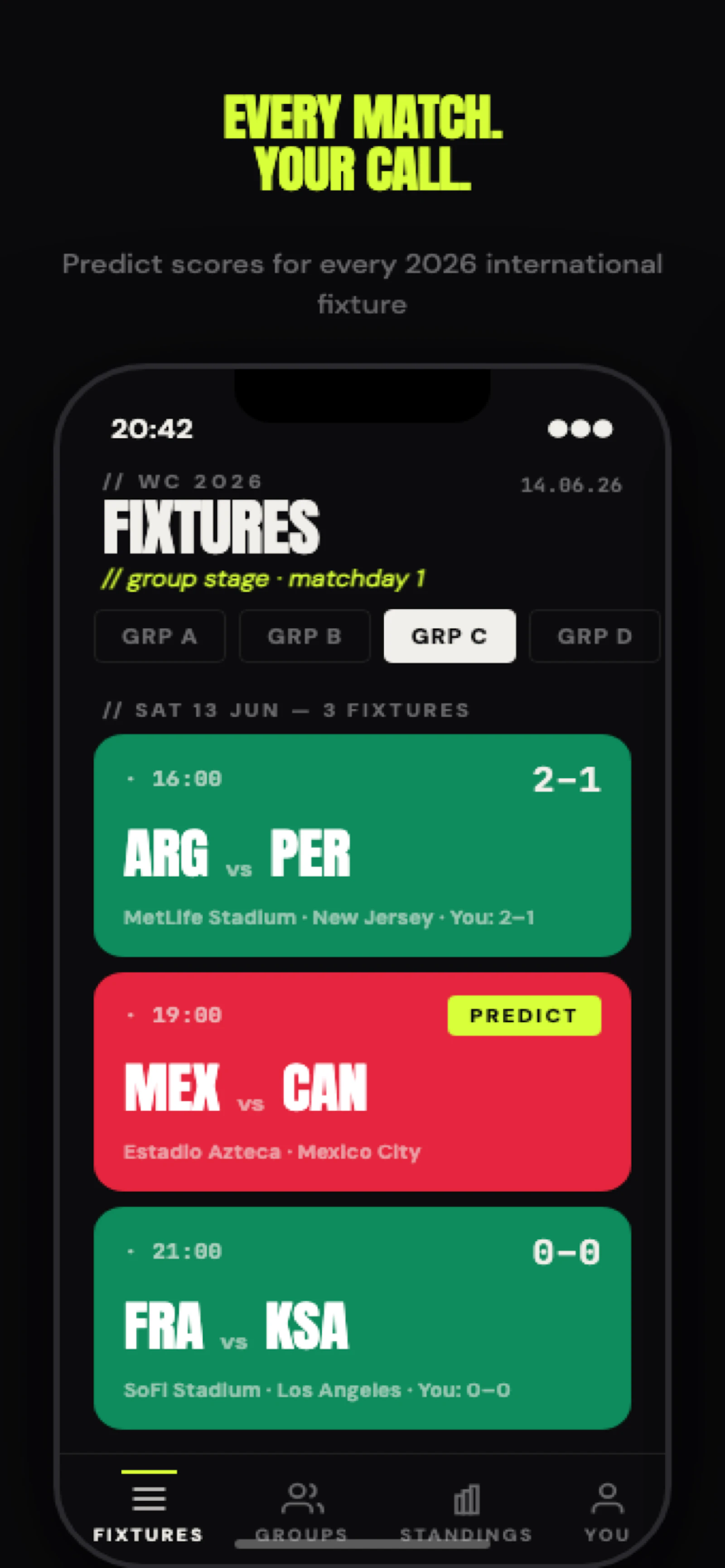 TerraceFC screenshot 1