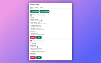 Status Butler for Slack gallery image