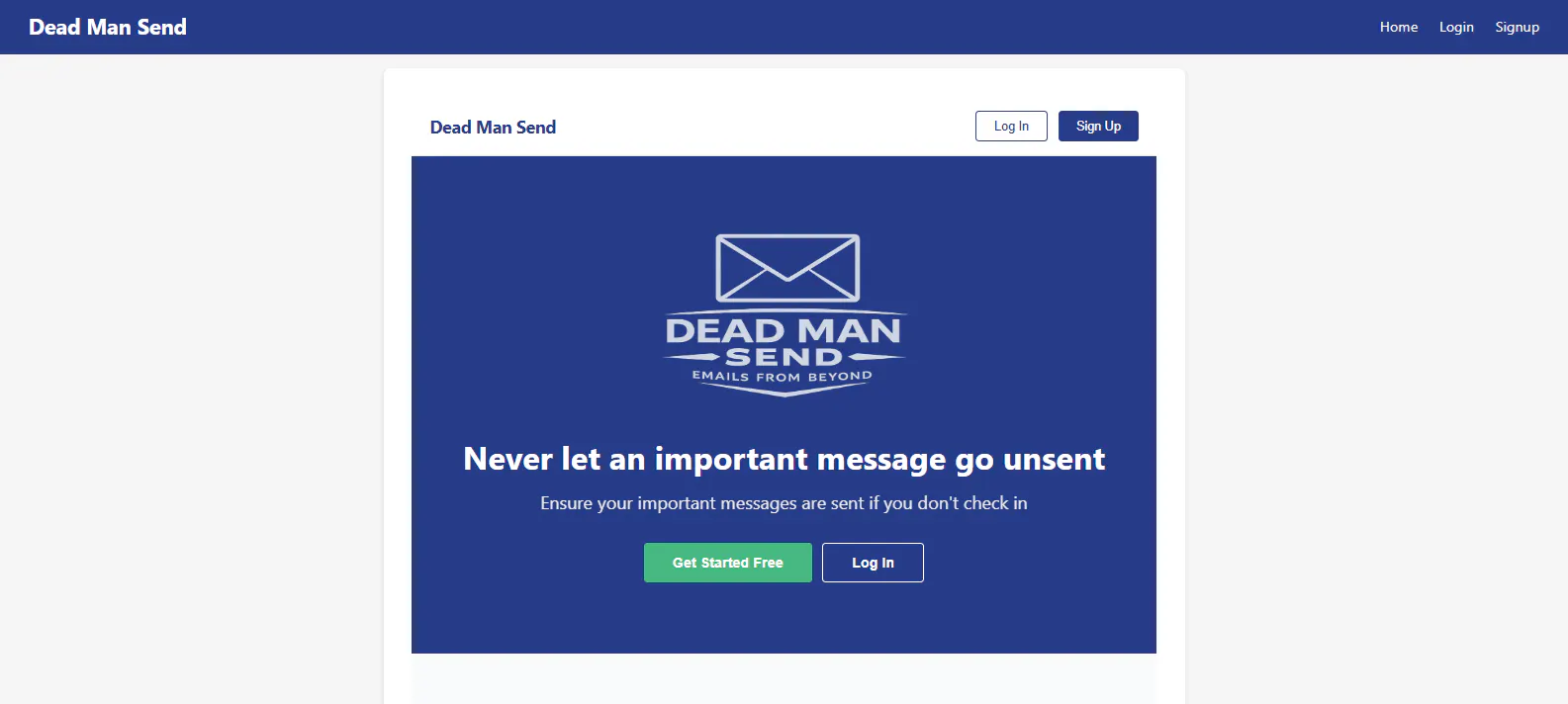 Dead Man Send gallery image