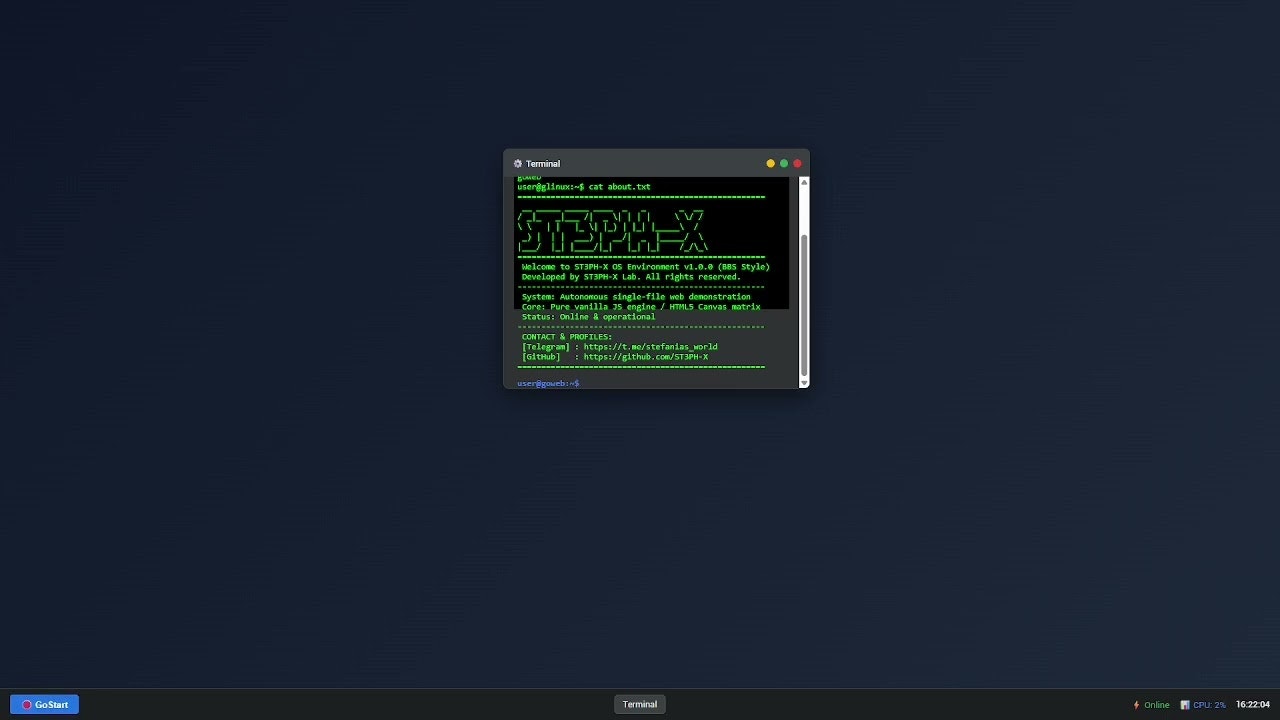 GoWeb OS gallery image