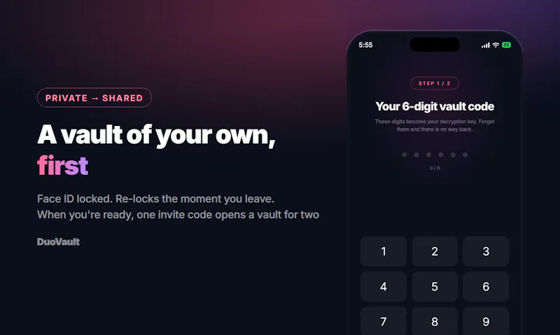 DuoVault screenshot 2