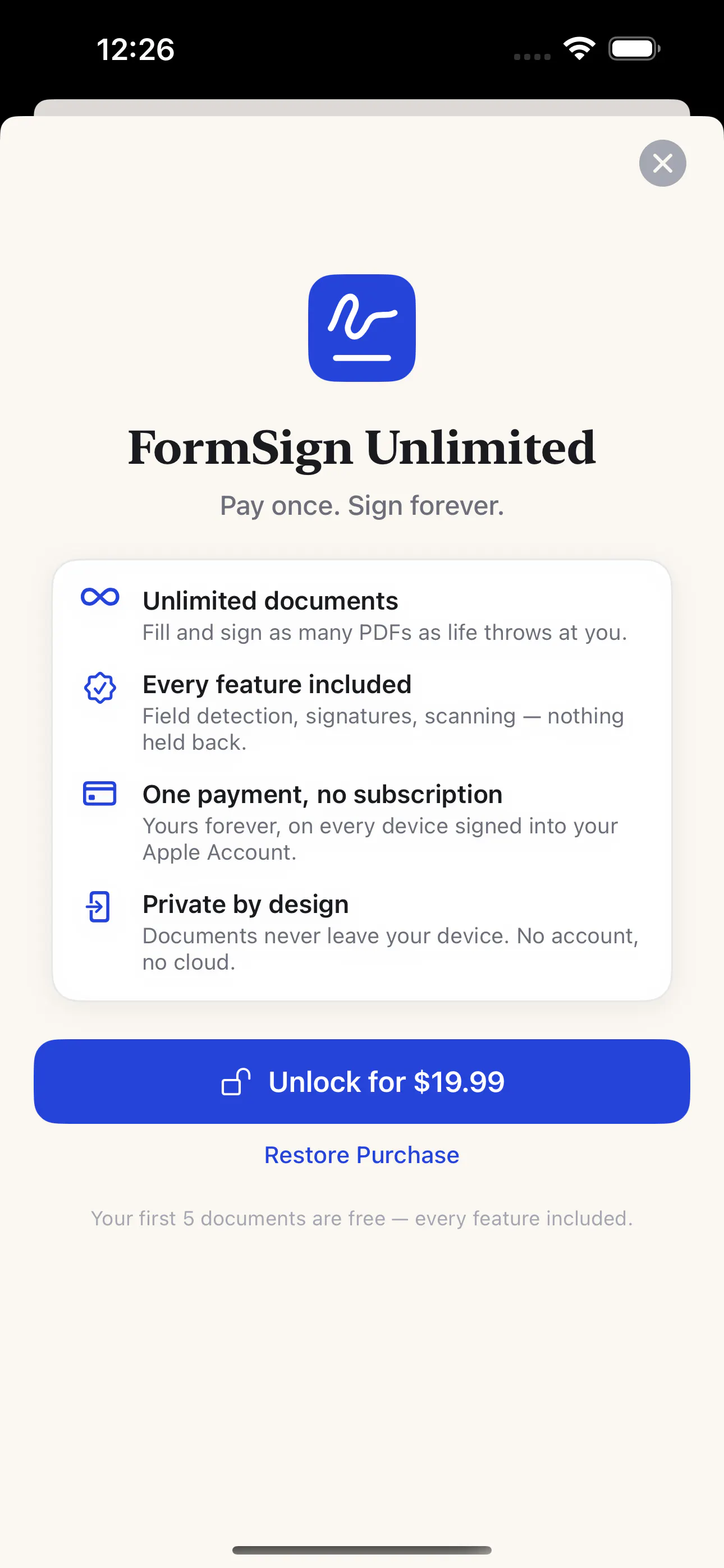 FormSign - Fill & Sign PDF gallery image