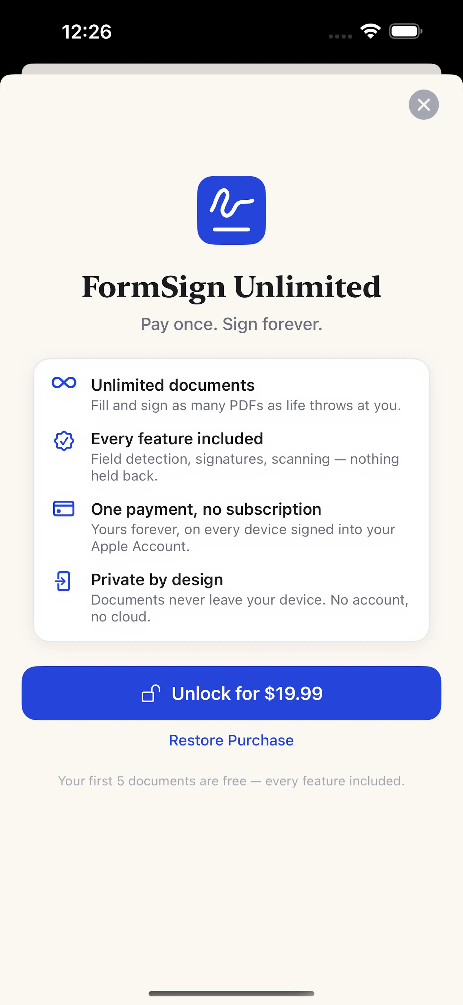 FormSign - Fill & Sign PDF screenshot 4