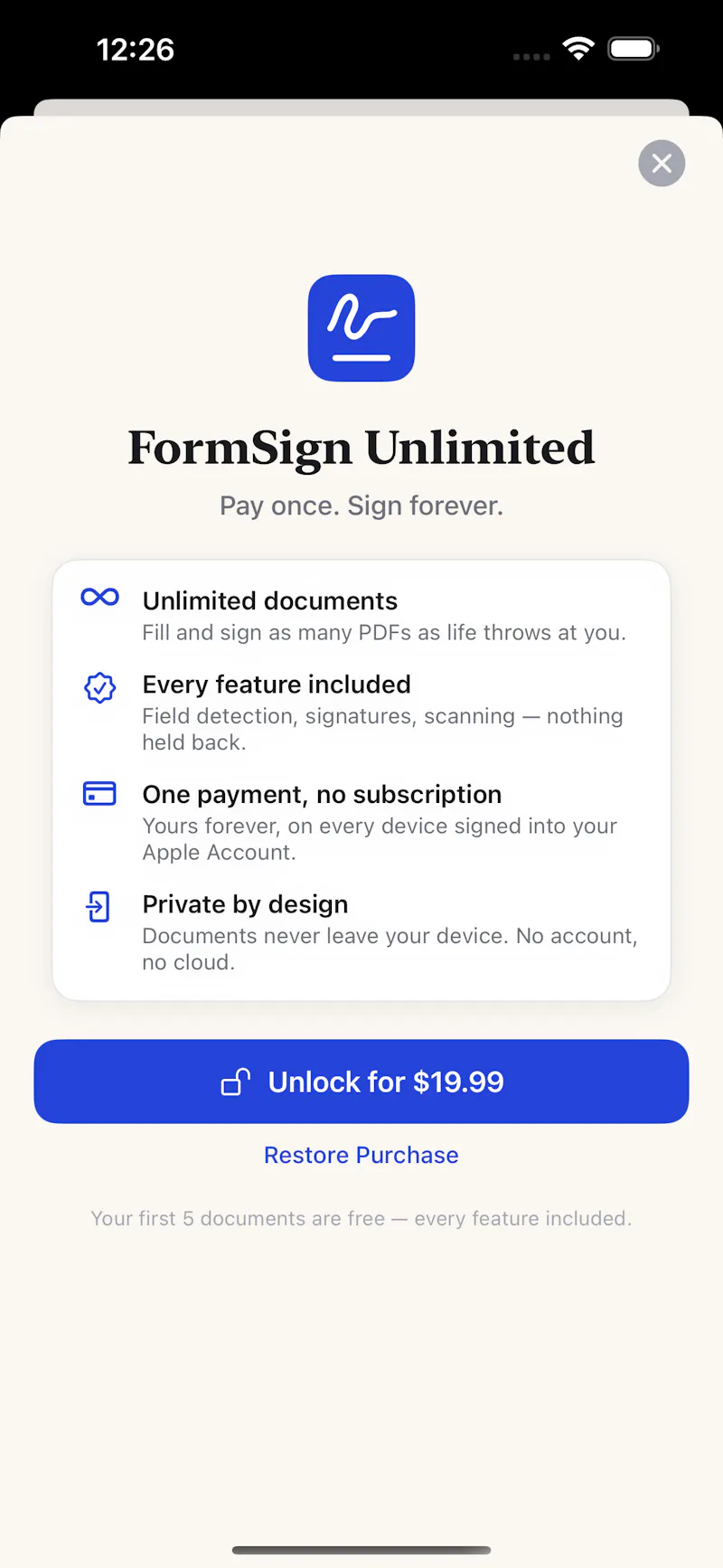 FormSign - Fill & Sign PDF screenshot 4
