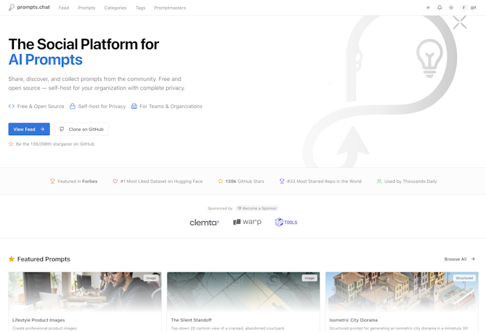 prompts.chat产品图