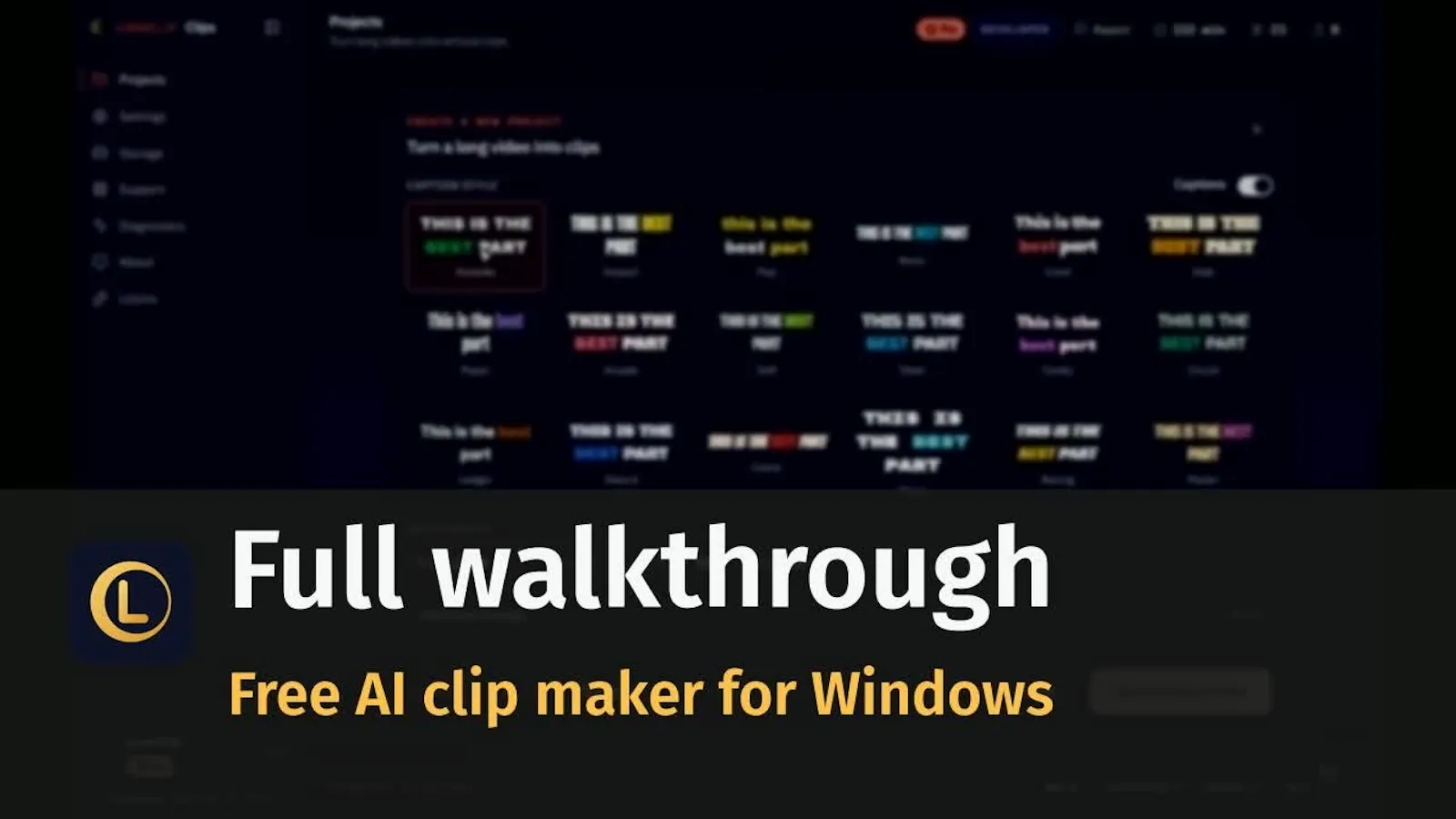 LunarClip screenshot 1 (video preview)