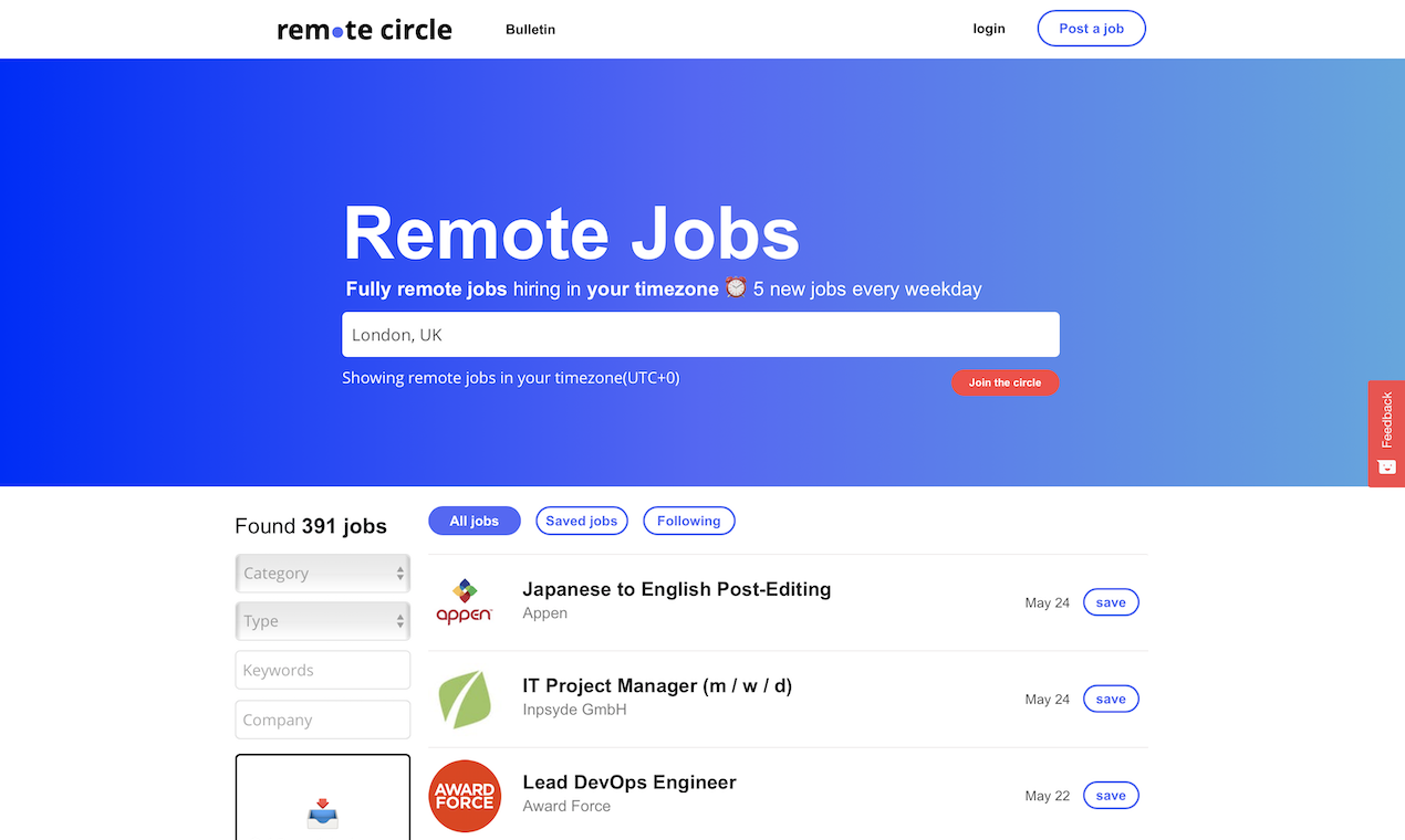 Remote Circle Image