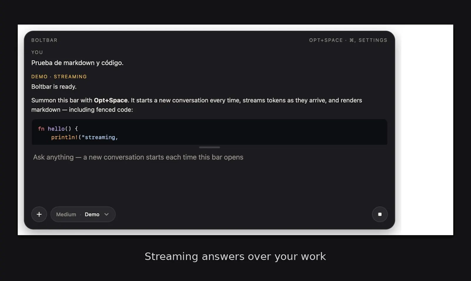 Boltbar screenshot 5