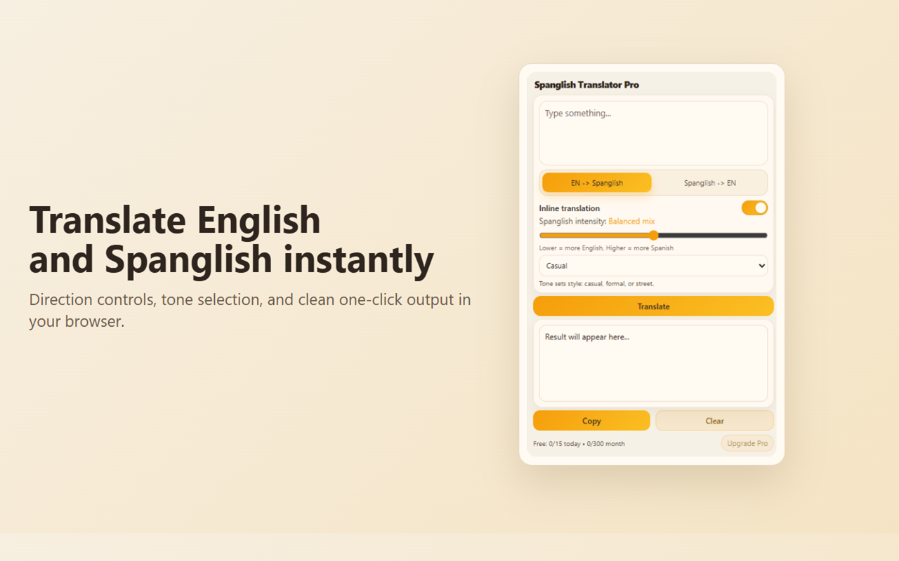 Spanglish Translator gallery image