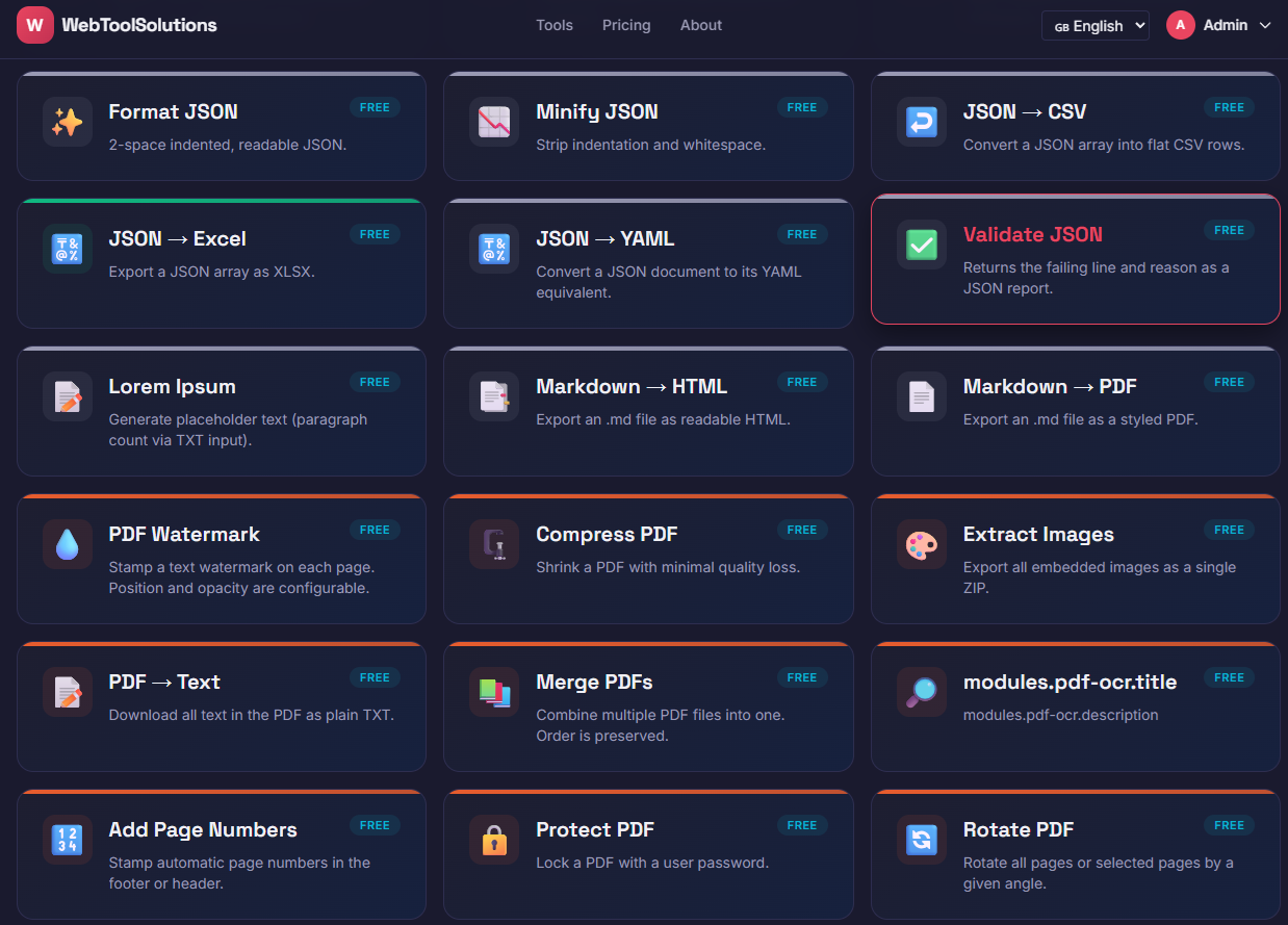 WebToolSolutions gallery image