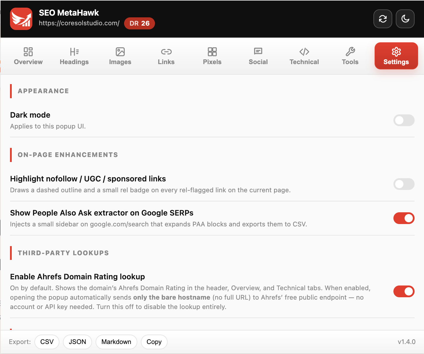 SEO MetaHawk gallery image