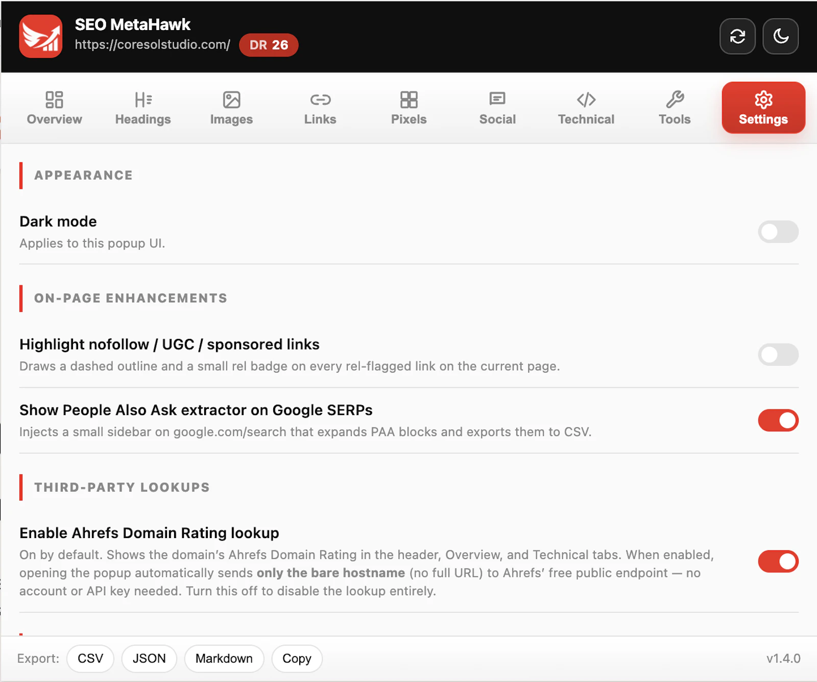 SEO MetaHawk screenshot 11