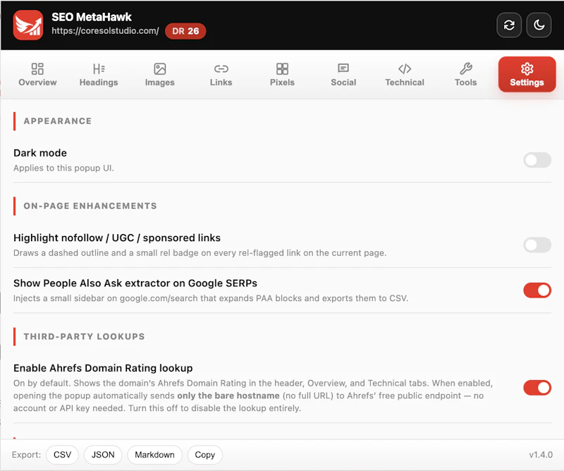 SEO MetaHawk screenshot 11