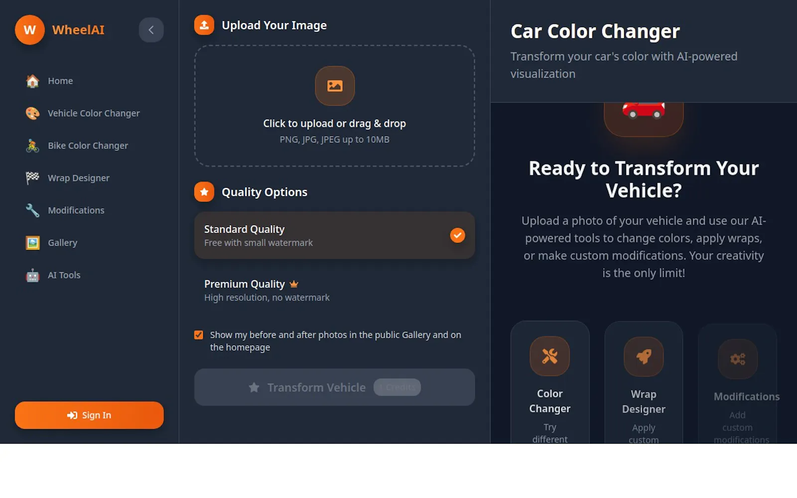 WheelAI screenshot 1