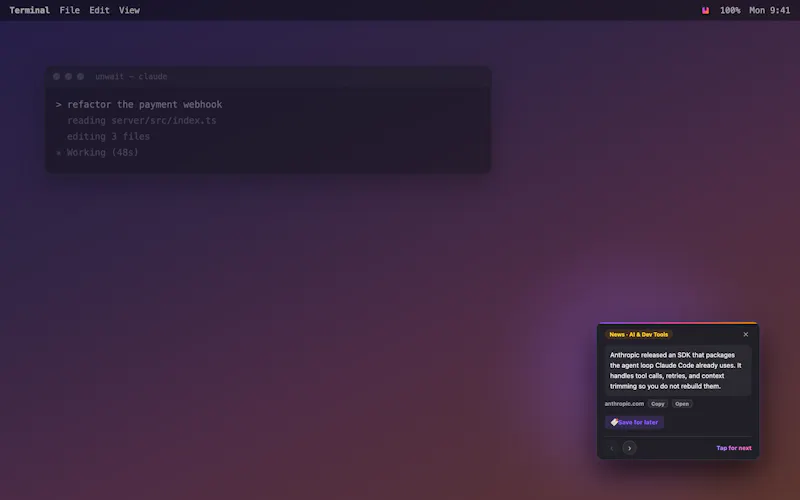 Unwait screenshot 3