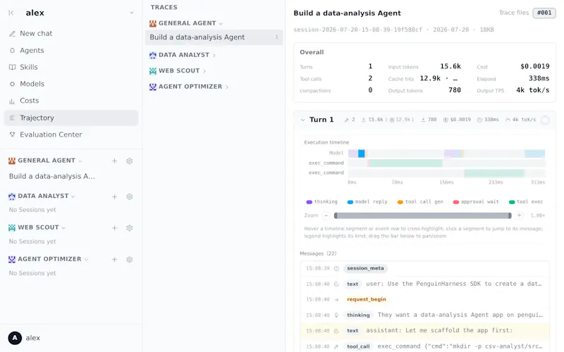 PenguinHarness screenshot 4