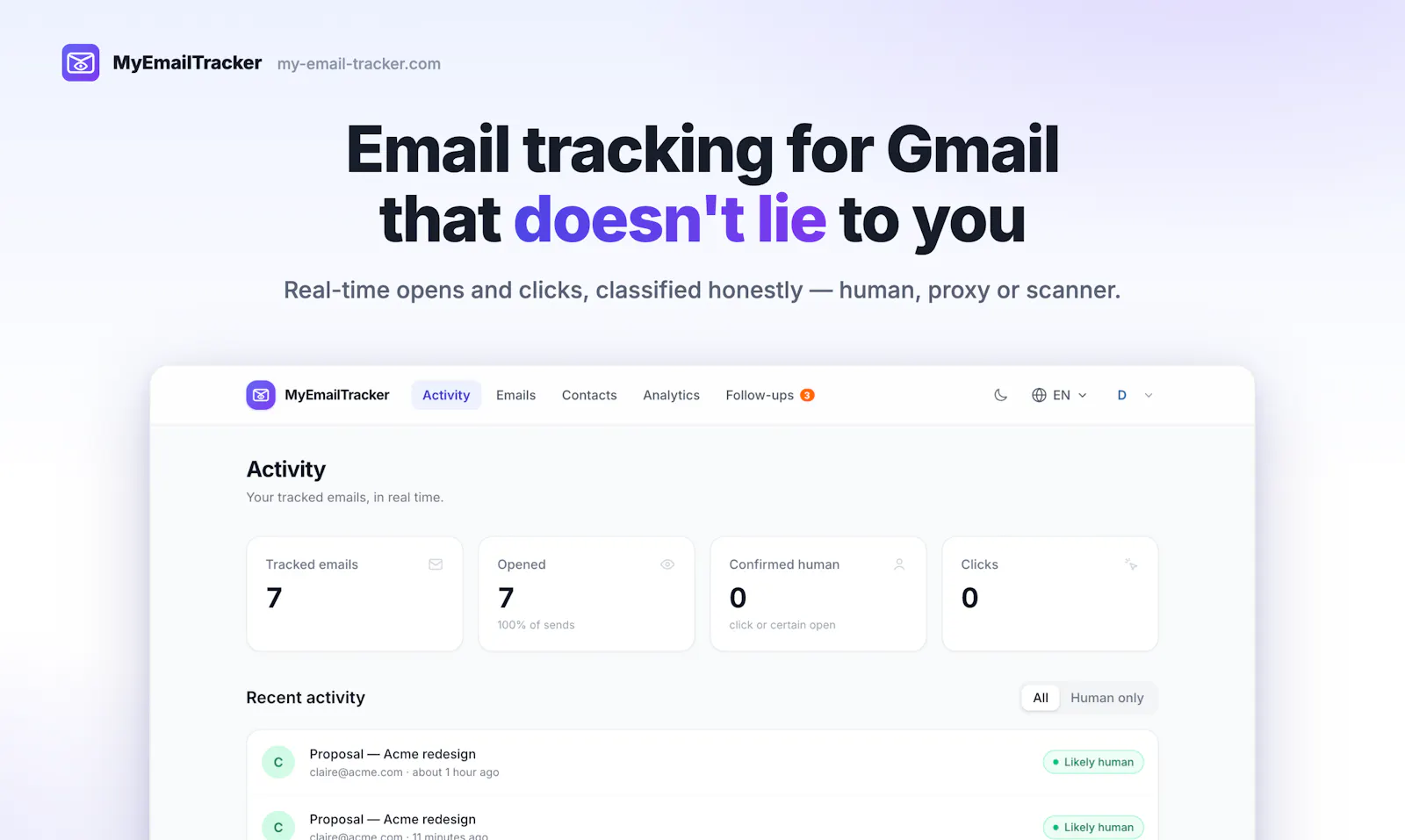 My Email Tracker (GDPR-ready) screenshot 2