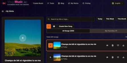 VlogMusic.io - AI Music Generator gallery image