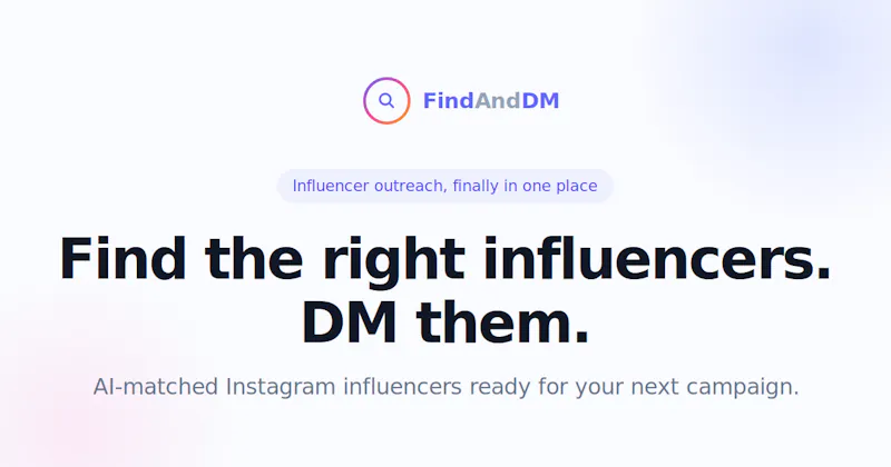 FindAndDM screenshot 1