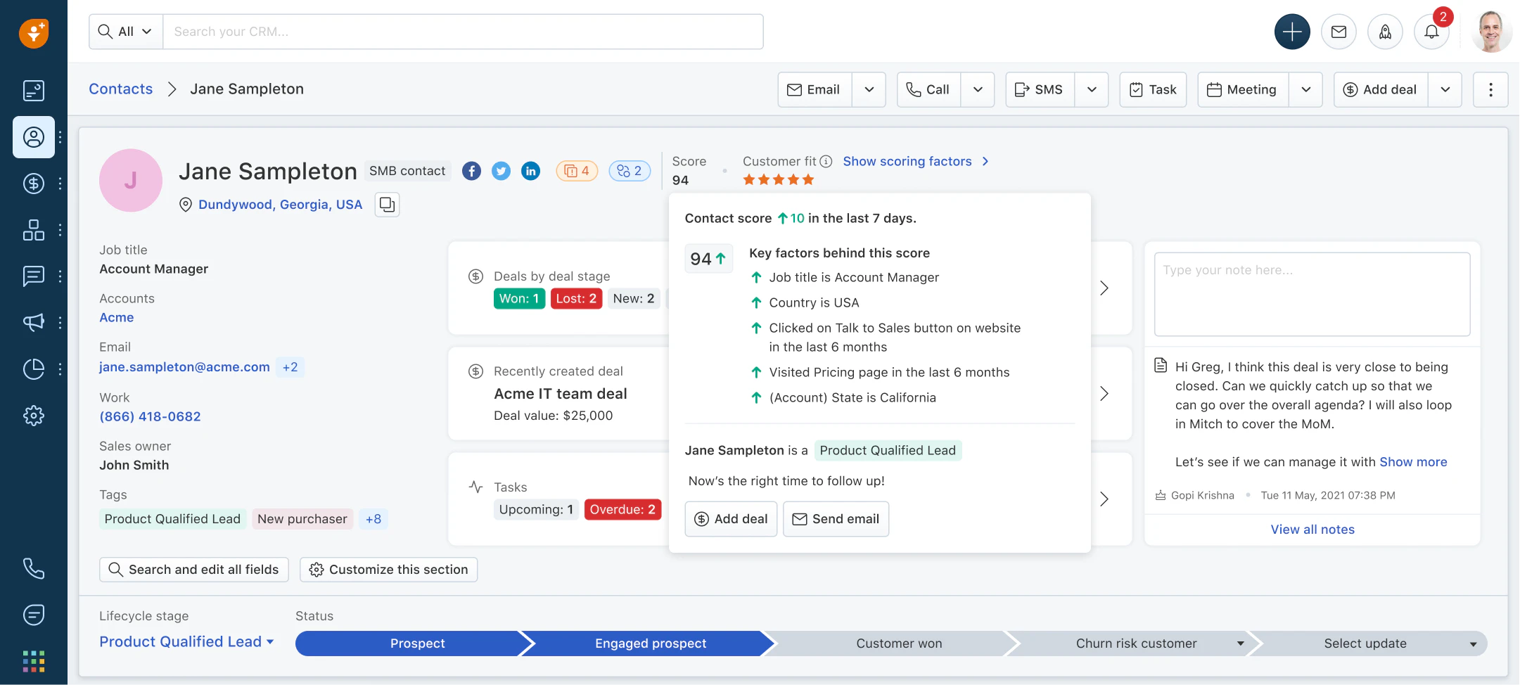 Freshsales CRM Image