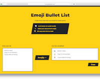 Emoji Bullet List media 2