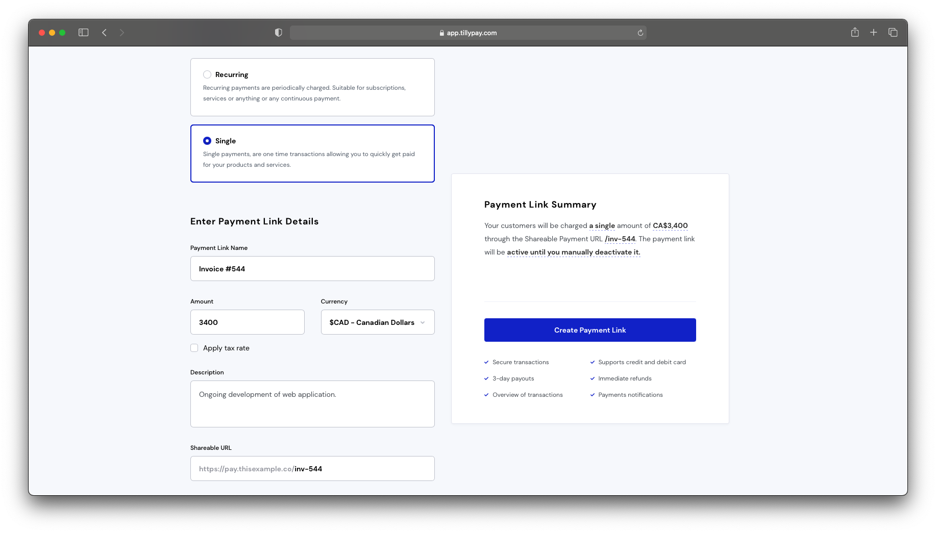 TillyPay Image