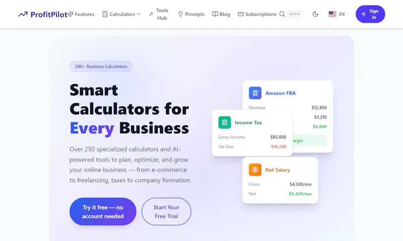 ProfitPilot screenshot 1