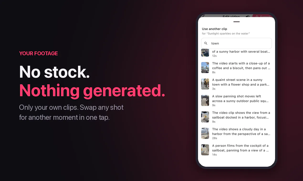 RawCut: AI Video Editor gallery image