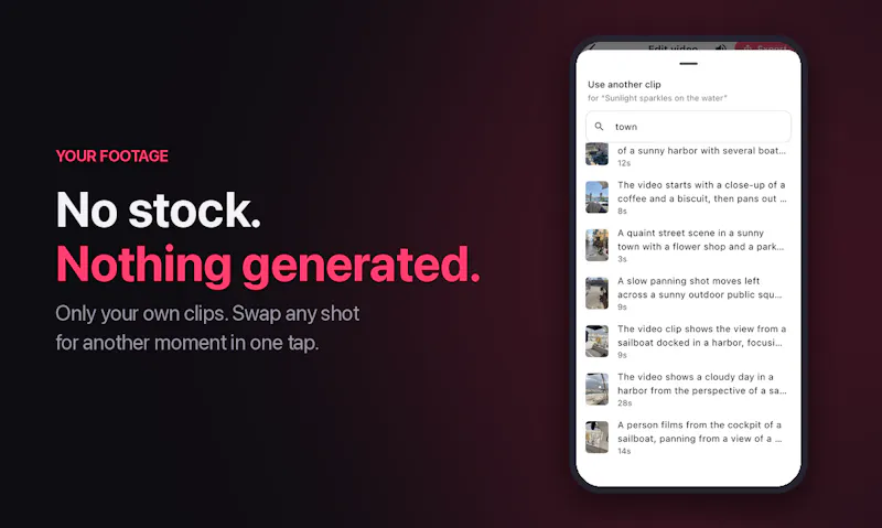 RawCut: AI Video Editor screenshot 5