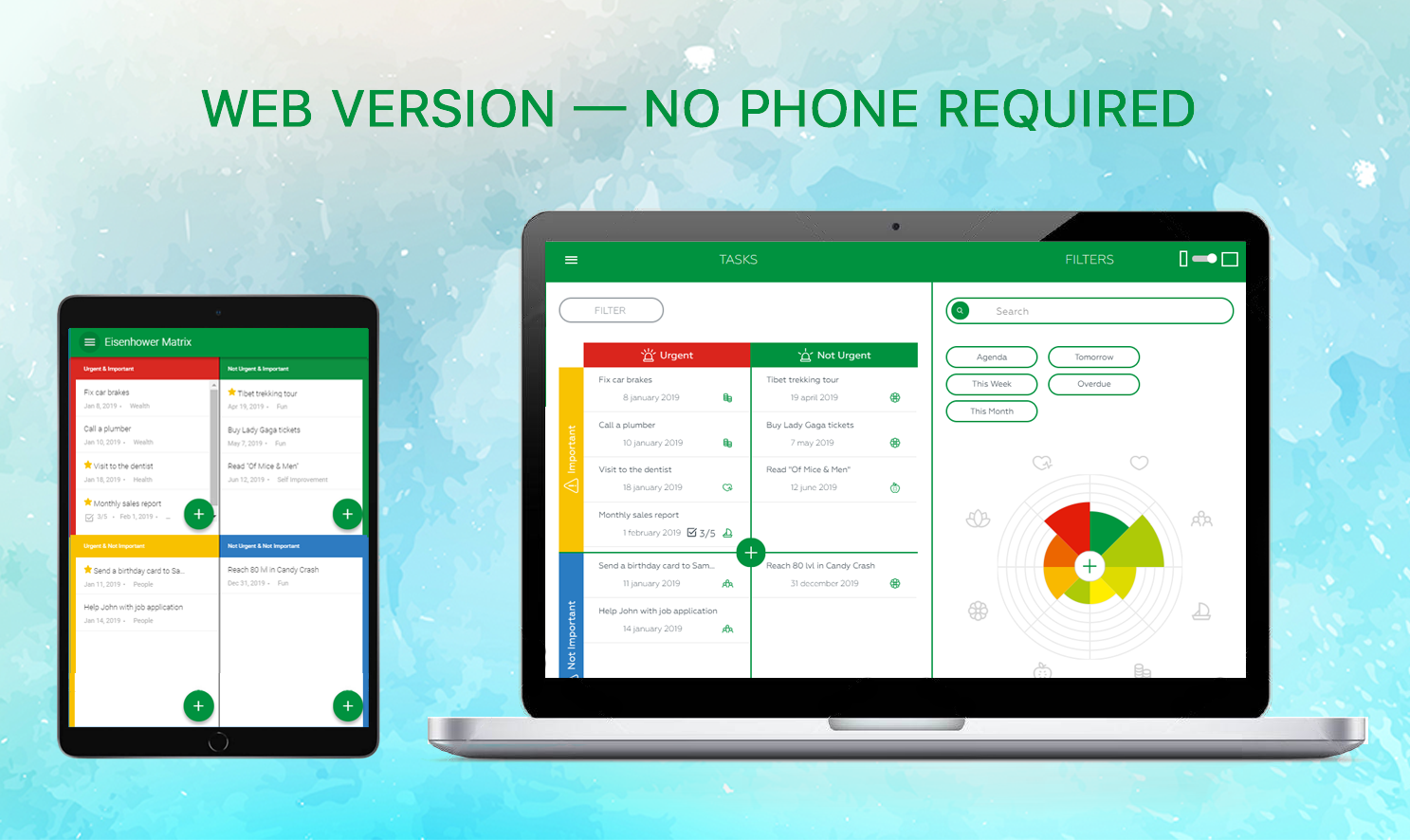 improve My Life: Tasks&Eisenhower Matrix gallery image