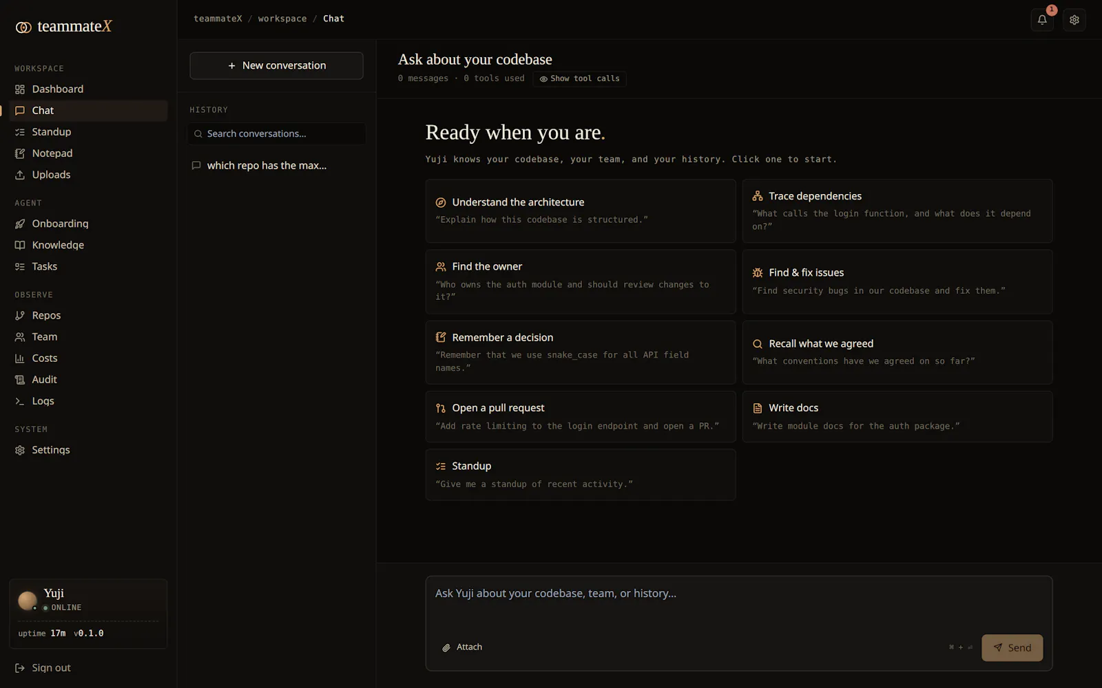 teammate X screenshot 7