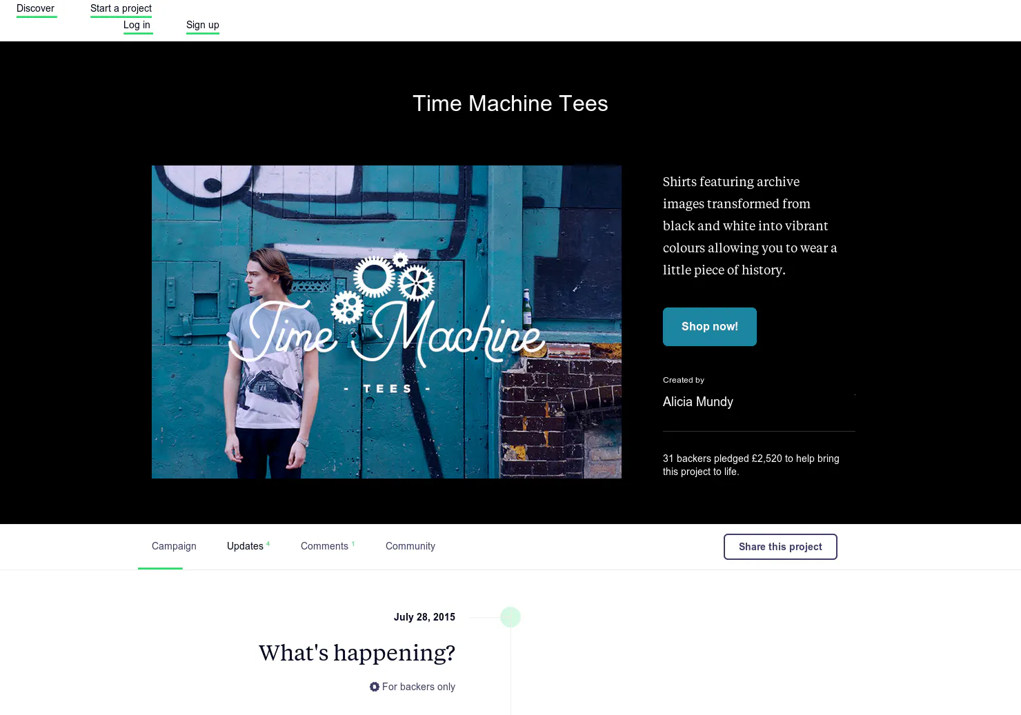 Time Machine Tees