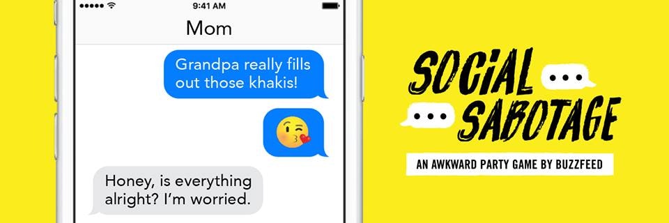 Social Sabotage An Awkward Party Game By Buzzfeed Product Hunt