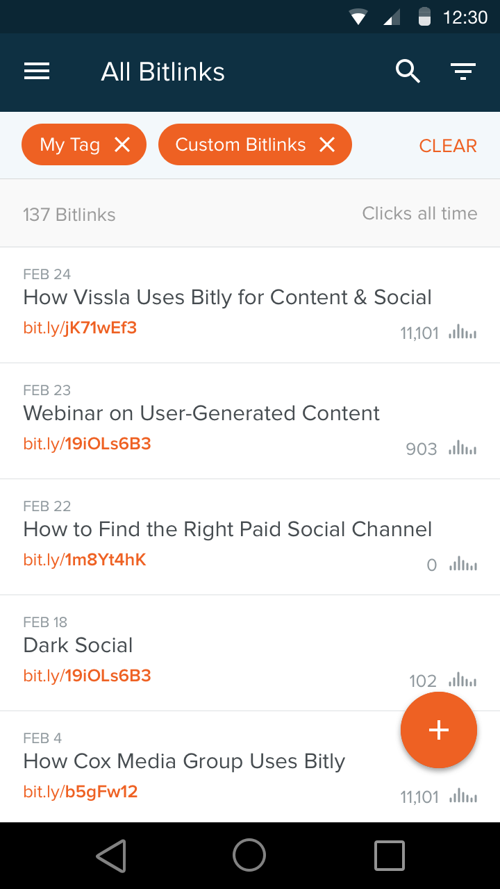 Bitly for Android gallery image