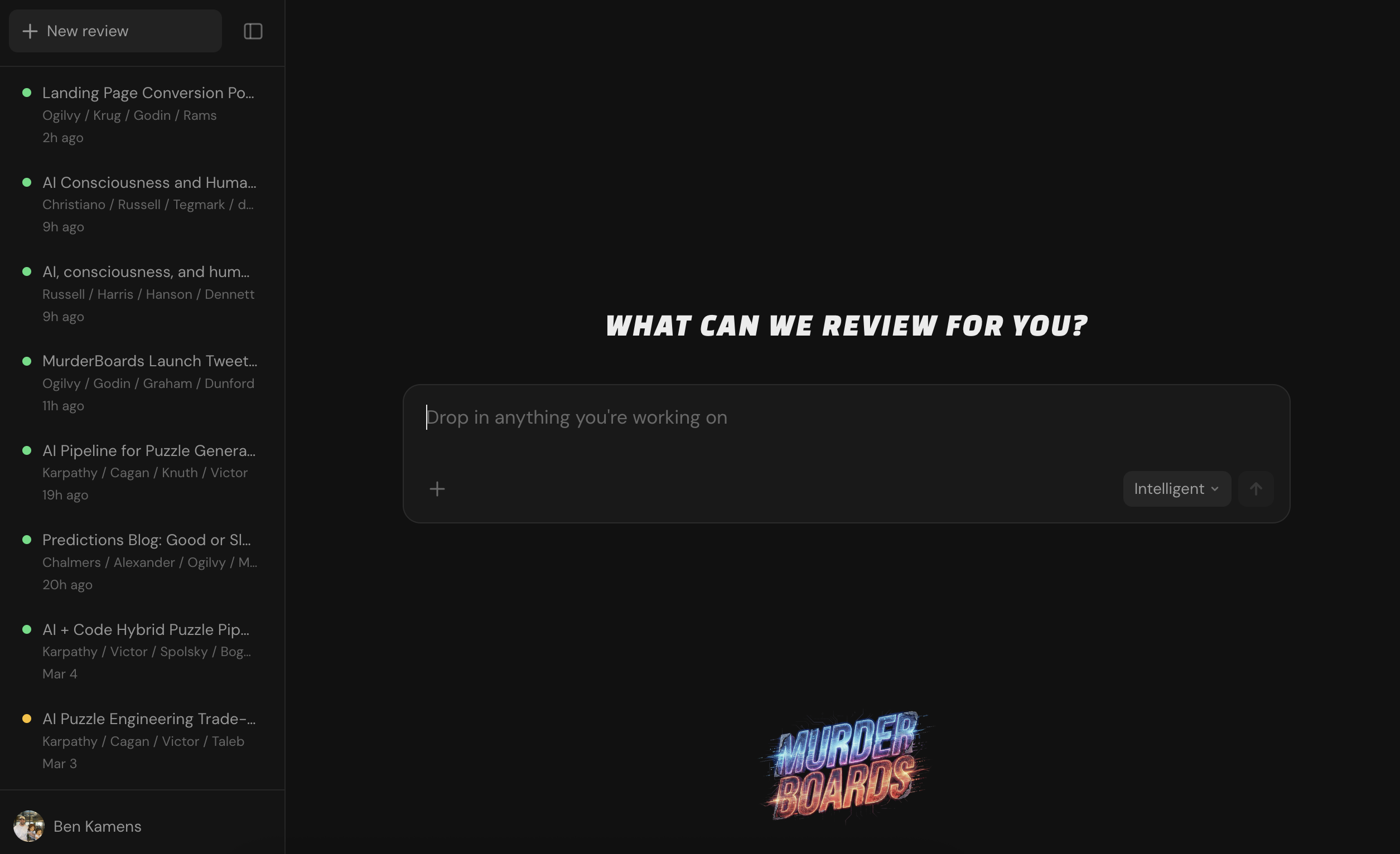 MurderBoards gallery image